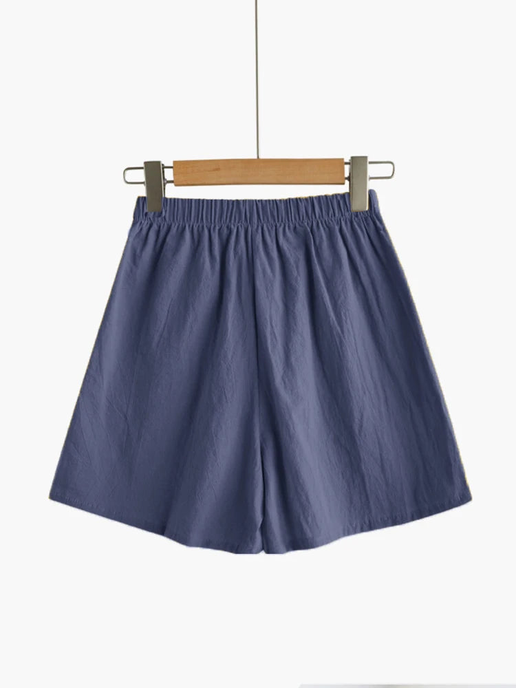 SMVP Casual Linen Shorts Women Gym Workout Shorts Short Pants High Waisted Black Ladies Short Femme Women Shorts Sport Femme
